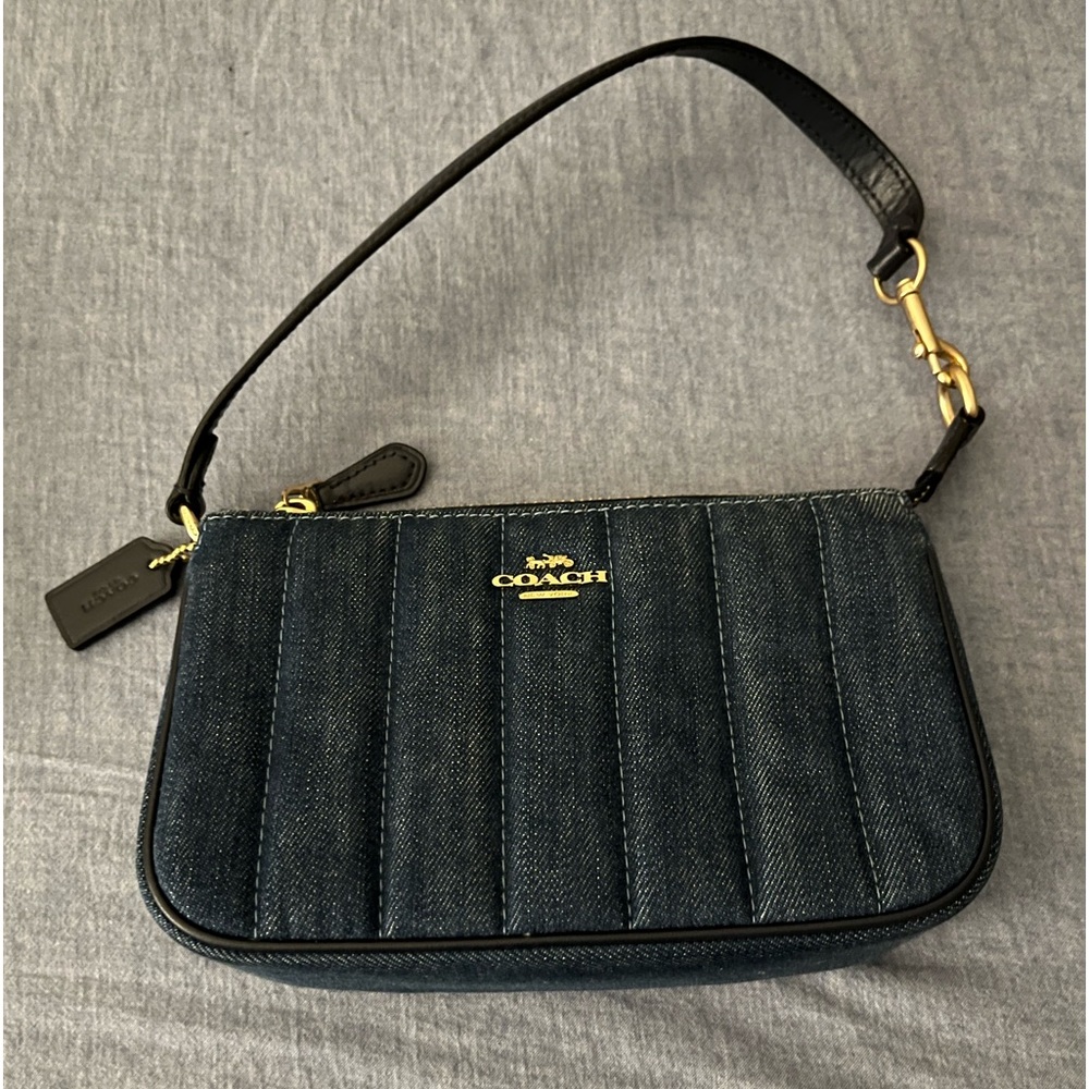 Coach denim mini bag